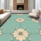 Chateau Botanical Illustration(Teal)