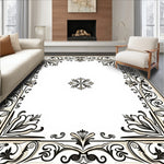 Baroque Motif with Elaborate Palmette and Scroll Details (Black) - ODIKA