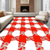 Autumn Crosshatch Buffalo Check Decorative(Red)