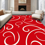Heavenly Silky Faux Exquisite Deluxe Elegant Sophisticated(Red)