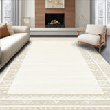 Gentle Beige White Area Subtle Texture(Beige)