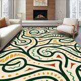 Abstract Botanical Maze with Symmetrical Branch Network (Beige) - ODIKA