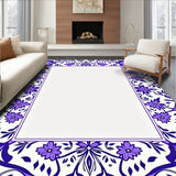 Enchanted Garden Floral Vine Interwoven Botanical (Purple)