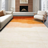 Desert Sunset Hues Beige Artistic Patio(Beige)