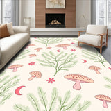 Celestial Mushroom Forest with Moon Botanical Area(Green)