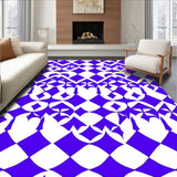 Classic Checkerboard with Dynamic Accents (Blue)
