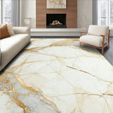 Zenith Beige and Gold Marble Veining Area(White)