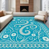 Enchanted Blossom Paisley Swirl (Blue)