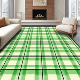 Chic Sage Green Geometric Design(Green)