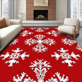 Enchanting Snowflake Wonderland Festive Holiday(Red)