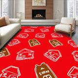 Gingerbread Village Dream Heartwarming Path Decoration(Red)