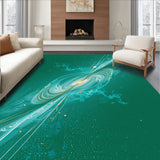 Interstellar Cloud Meteorite Shower Planetary Milky Way Path(Teal)