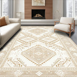 Desert Dawn Neutral Area with Tribal Geometric(Beige)