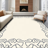 Pristine Knot Labyrinth Decorative Authentic Minimal Elegant (Ivory)