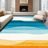 Lively Retro Striped Bath(Blue)
