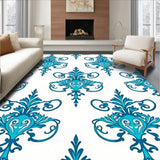 Vintage Damask Artisan Scroll (Blue)