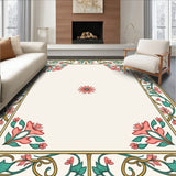 Botanical Arabesque Interlocking Vinework Artisan Art(Pink)