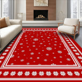 Joyful Yuletide Celebration Pathway Magical Frosty Embellishment(Red)