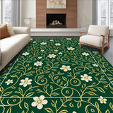 Classic Floral Vine with Interlocking Leaf and Blossom Design(Gold)