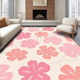 Romantic Petal Journey Exquisite Walkway Tapestry(Pink)