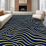 Waves Interlocking Spiral Decorative (Blue)