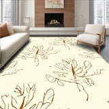 Botanical Leaf in Modern Minimalist Style(Ivory)