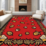 Oak Treasure Enchanted Forest Whimsical Illustration(Red)