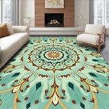 Inspired Symmetrical Design with Ornate Flourishes(Turquoise)