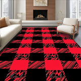 Rustic Buffalo Tartan with Bold Contrast Stripes and Classic Checks(Red)