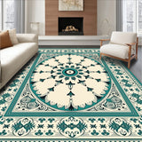 Medallion Abstract Anti Slip (Teal)