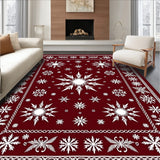 Magical North Yuletide Celebration Hearth Adornment(Red)