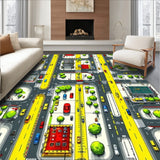 Cityscape Colorful Interactive Map(Black)