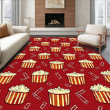 Popcorn Cinema Festival Decorative Floor(Red)