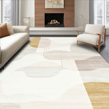 Geometric White Abstract Design(Beige)