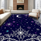 Mystical Moon Stars Galaxy Constellation (White)