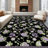 Elegant Minimalist Black Blossom(Black)