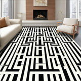 Chic Abstract Tiled Aesthetic Appeal(Black)