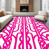 Sophisticated Micro Pile Sculptural Wave Arch Luxury Decorative Art (Pink) - ODIKA