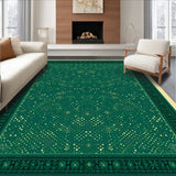 Ultra Soft Area Rug, Non Slip, Stain Resistant, Washable Area Rugs for Living Room, Bedroom, Celestial Zodiac Fantasy(Green)