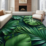 Lush Green Abstract Elegance(Green)