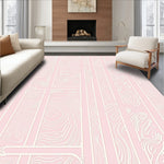 Subtle Abstract Mesh with Delicate Interwoven Lines (Pink) - ODIKA