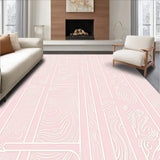 Subtle Abstract Mesh with Delicate Interwoven Lines (Pink) - ODIKA
