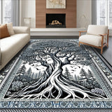 Dramatic Charcoal Tree(Gray)