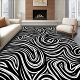 Brushstroke Abstract Artistic Expressionist Accent(Black)