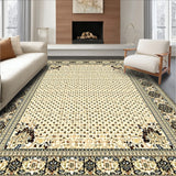 Geometric Spotted Runner Beige/Dark Brown(Beige)