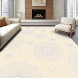 Petal Bloom Intricate Jewel Magnificent Statement Accent(Beige)