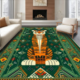 Bold Tropical Tiger Motif(Orange)