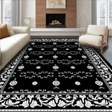 Elegant French Provincial Floral Vine Scrollwork(Black)