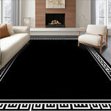 Onyx Velvety Dense Comfort Stylish Flooring(Black)