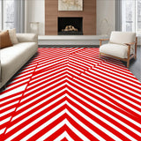 Cane Stripe Chevron Holiday Seasonal(Red)